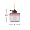 Lamplight TIKI Adjustable Flame Pink Glass 6.5 in. Tabletop Torch 1 pc 1120095 - alternate 4